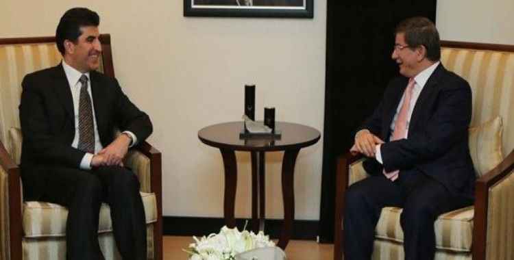Davutoğlu IKBY Başbakanı Neçirvan Barzani yle görüştü