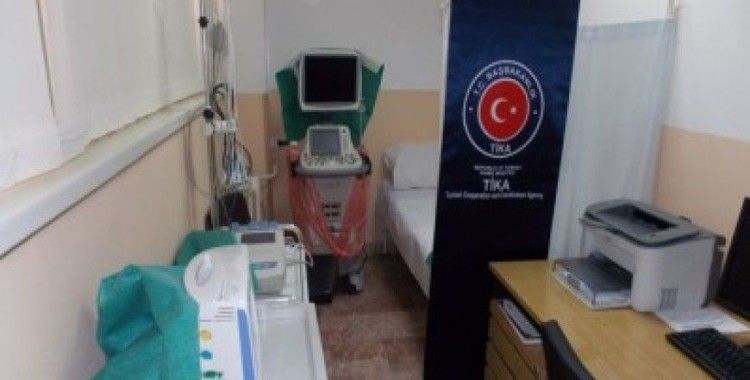 Karadağ da devlet hastanesine teknik ekipman desteği