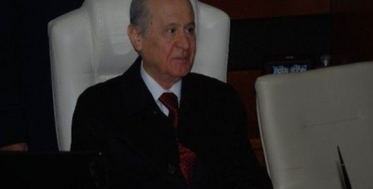 MHP lideri Devlet Bahçeli Sivas'ta