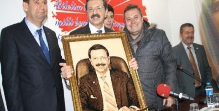 TOBB Başkanı Hisarcıklıoğlu, Çaycuma ve Devrek'i ziyaret etti