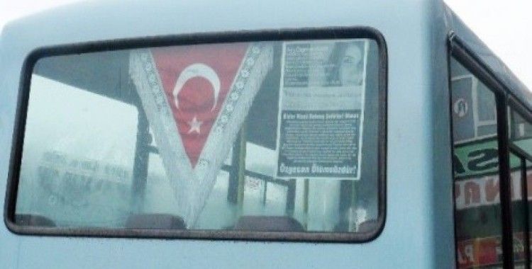 Rizeli minibüsçüler Özgecan cinayetini kınadı