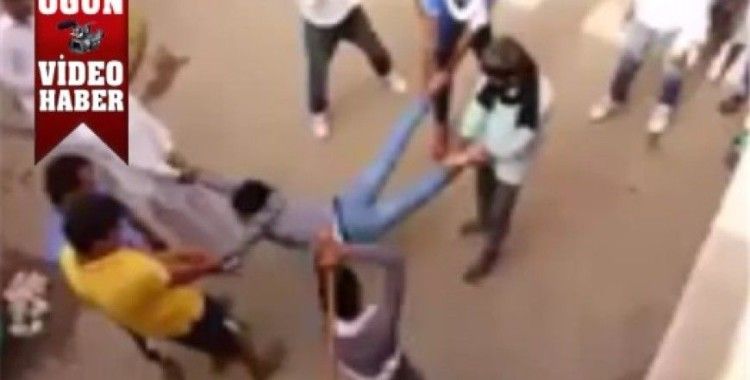 Hindistan da yakalanan tecavüzcüye halkın tepkisi video izle