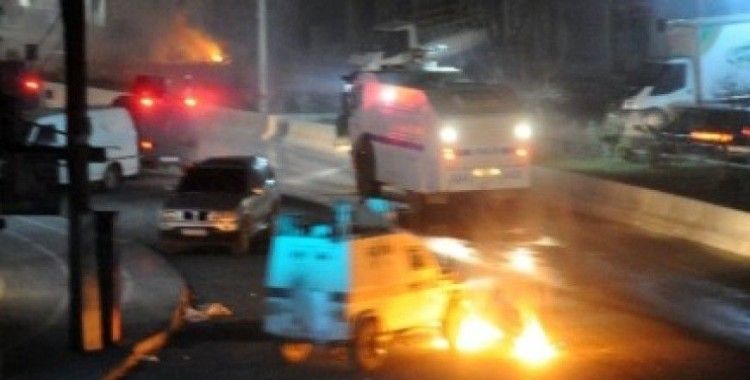 Cizre'de izinsiz gösteriye polis müdahale etti
