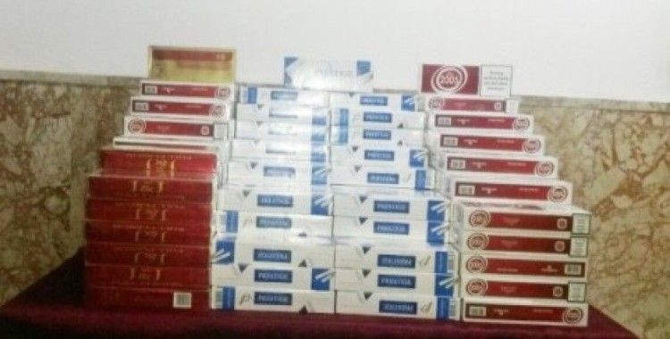 Manavgat'ta gümrük kaçağı 3 bin 70 paket sigara ele geçirildi