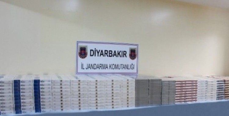 Diyarbakır’da 19 bin 876 paket kaçak sigara ele geçirildi