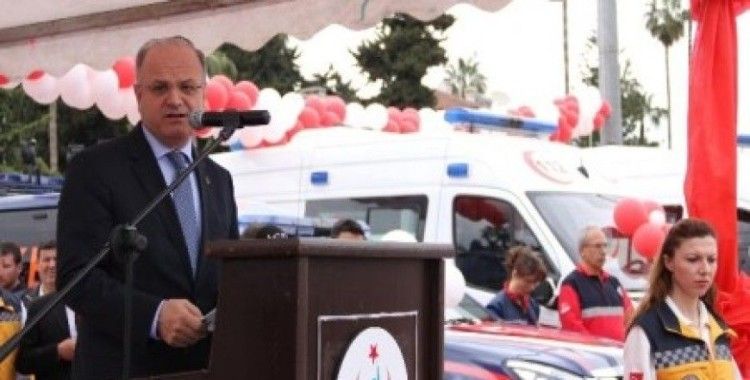 Mersin'de 12 ambulans daha can kurtaracak