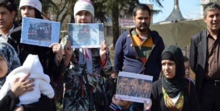 Afganlar, ülkelerindeki zulmü protesto etti