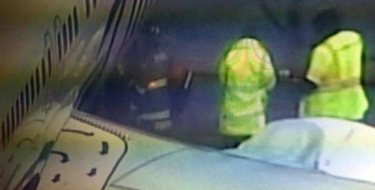 Kargodan gelen çığlık, uçağı geri döndürdü