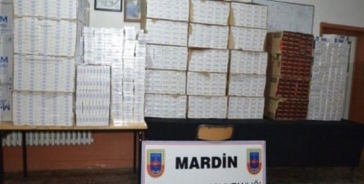 Mardin'de 4 günde 82 bin 975 paket kaçak sigara ele geçirildi