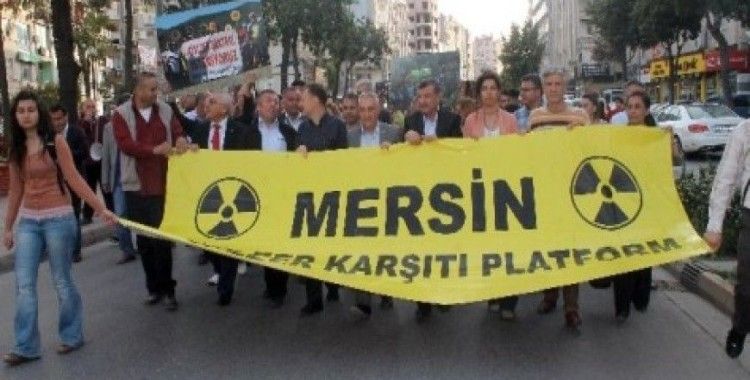 Mersin'de Çernobil yürüyüşü