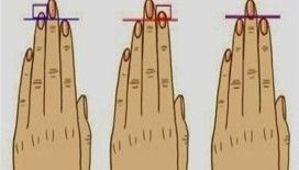 Parmak uzunluğunuz karakteriniz hakkında ne söylüyor?