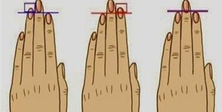 Parmak uzunluğunuz karakteriniz hakkında ne söylüyor?