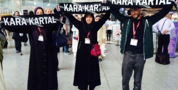 Düzce Beşiktaş Derneği 3 kişiyi Umre'ye gönderdi