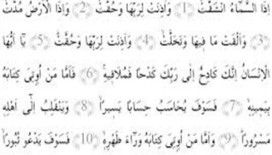 Rüyada inşikak suresi görmek