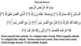 Rüyada inşirah suresi görmek