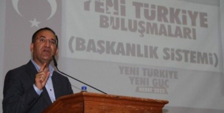 Eski Adalet Bakanı Bozdağ Nevşehir'de başkanlık istemini anlattı
