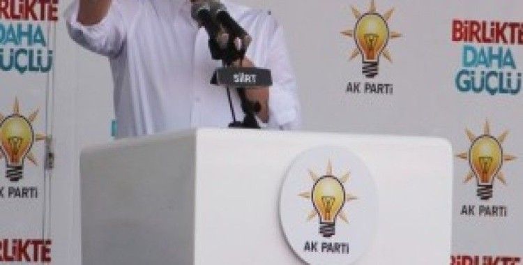 Başbakan Davutoğlu Siirt'te