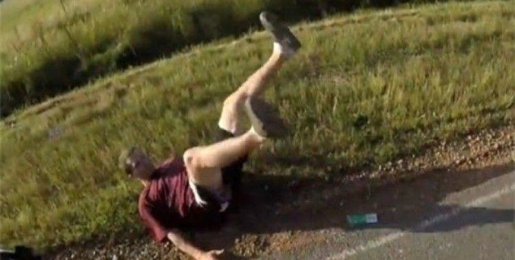 Bir motosikletliyle asla kavga etme !