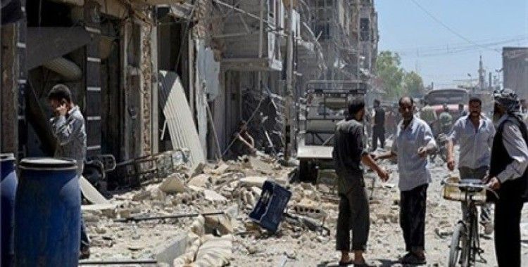 Şam'da hava saldırısı, 10 ölü, 60 yaralı