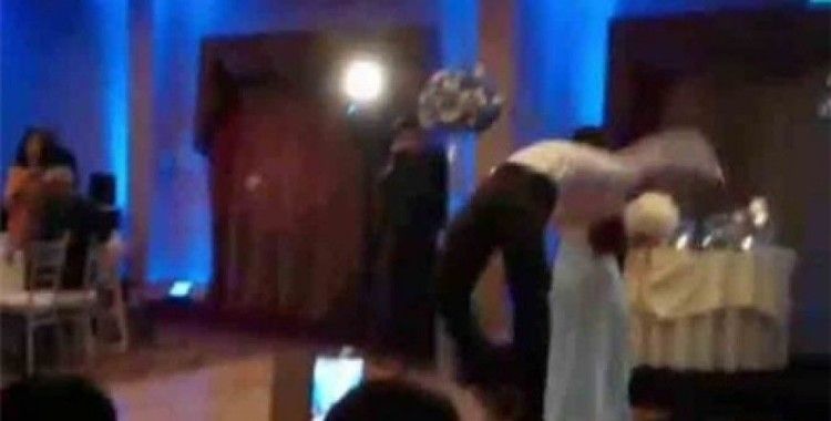 ​Geline düğün hediyesi: Döner tekme