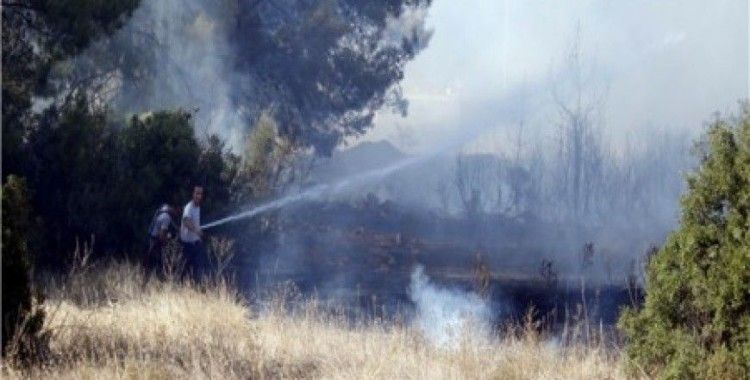 Antalya'da 5 dönümlük orman alanı yandı