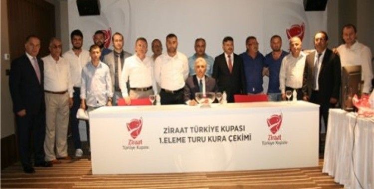 Türkiye Kupası'nda 1. eleme turu kura çekimi yapıldı