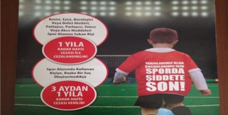 Ankara Emniyeti'nden 'Sporda şiddete son' kampanyası