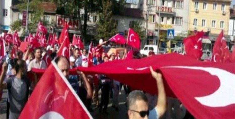KKTC'de teröre lanet yürüyüşü
