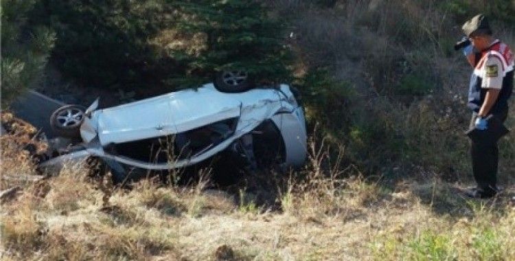 Kütahya'da trafik kazası, 2 ölü
