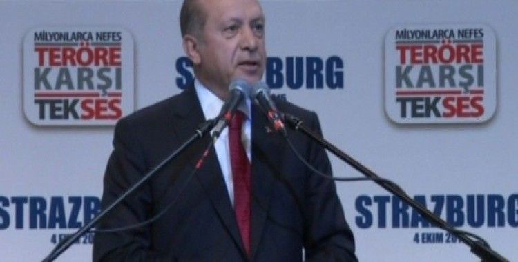 Erdoğan 'Üç, beş çapulcuya...'