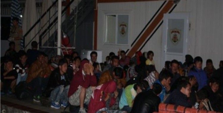 Kuzey Ege'de sahil güvenlik 205 kaçak göçmen yakaladı