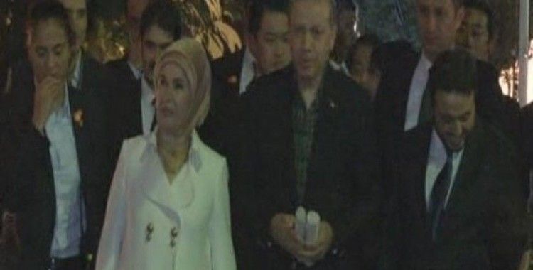 Cumhurbaşkanı Erdoğan, Tokyo Camii'ni ziyaret etti
