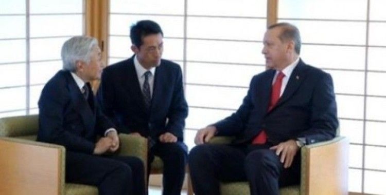 Erdoğan, Japon İmparatoru Akihito'yu ziyaret etti