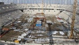 Samsun'un yeni stadının yüzde 82'si tamam