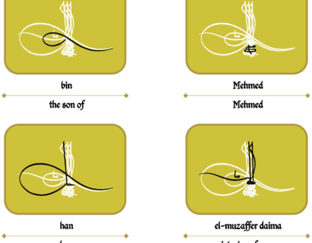 Osmanli Padisahlarinin Tugralari Ve Anlamlari Foto Haber