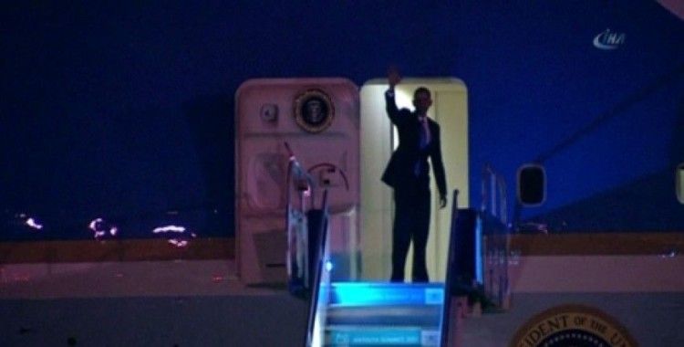 Obama Antalya'dan ayrıldı