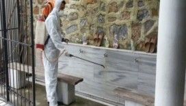 Maltepe'deki ibadethaneler dezenfekte edildi