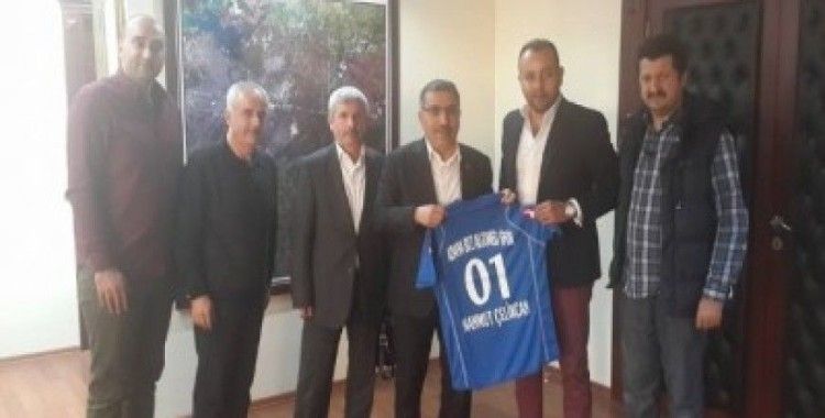 Adana BYZ Algomed Spor'dan Başkan Çelikcan'a ziyaret