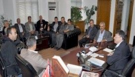 Silifkeli muhtarlardan Başkan Turgut'a teşekkür ziyareti