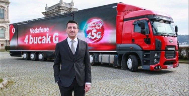 Vodafone '4bucakG' TIR'ı 4.5G için yollarda