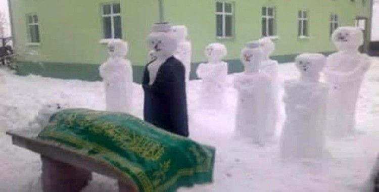 Türkiye'nin en güzel kardan adamları