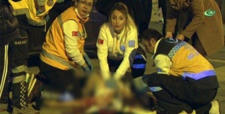 Ankara’da otomobil yayalara çarptı: 2 ağır yaralı