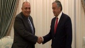 Tuğrul Türkeş KKTC Cumhurbaşkanı ile görüştü