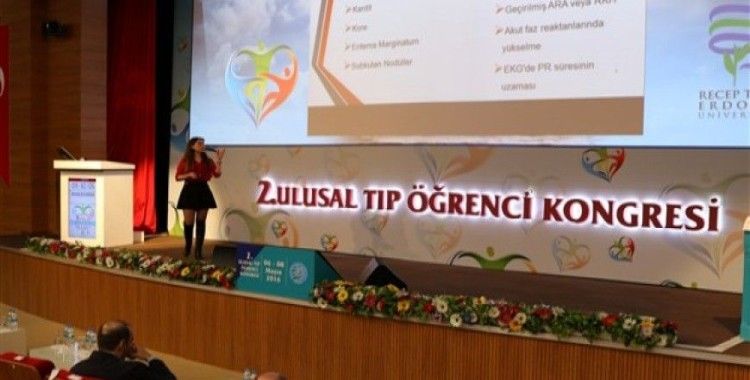 RTEÜ'de 2. Ulusal Tıp Öğrenci Kongresi düzenlendi