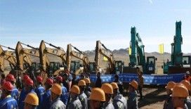 Yeni havaalanına giden otoban yolunun inşaat çalışması başladı