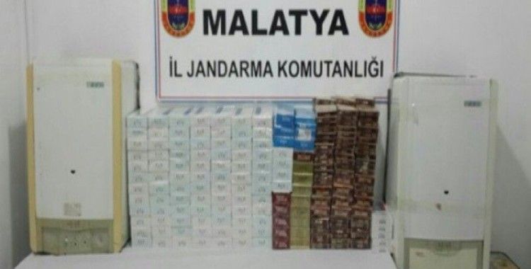 Malatya'da 5 bin paket kaçak sigara ele geçirildi