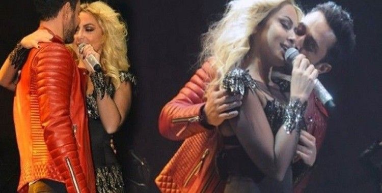 Murat Boz öpücüğü ile Hadise'yi uçurdu
