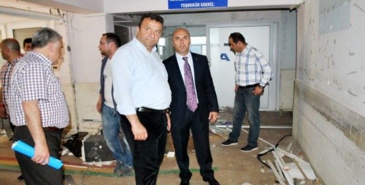 Eski Mudanya devlet hastanesi onarılıyor