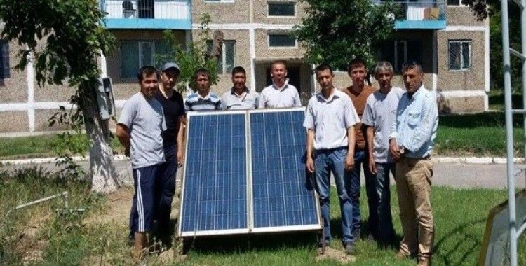 Ahmet Yesevi Üniversitesi'nin güneş enerjisine Türk imzası