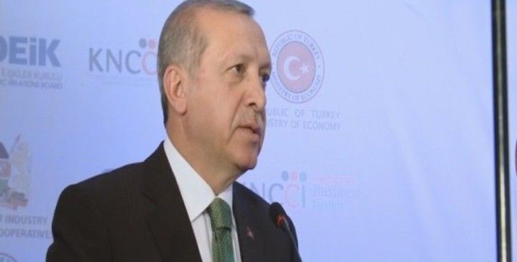 Erdoğan: "1 milyar dolar hedefini yakalamalıyız"